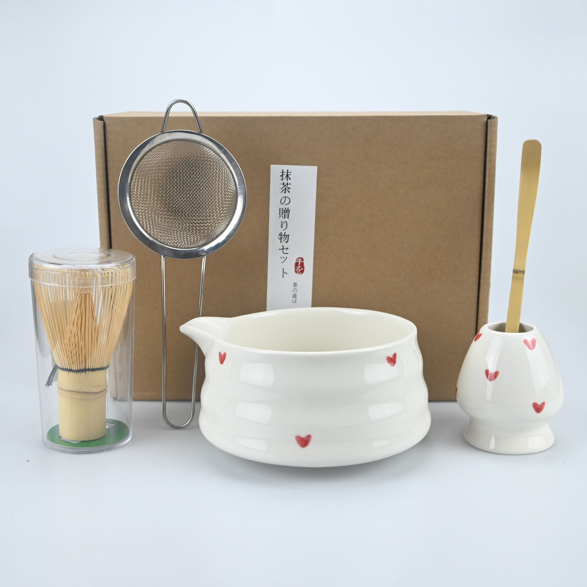 Matcha Whisk Set - 2/4/5 Stück/Set Matcha-Teeset im japanischen Stil