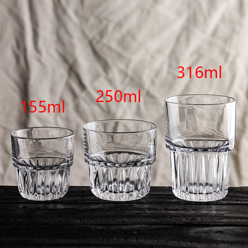 Juice Tea Coffee - 155ml/250ml/316ml Kaffeetasse hitze beständige Glas becher