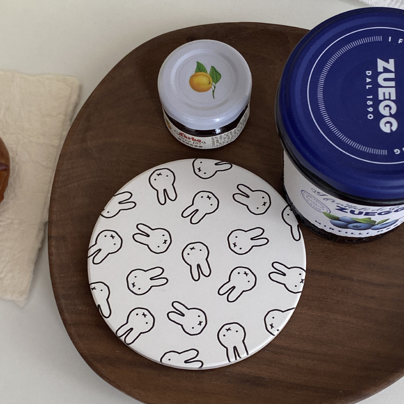 Coffee Tea & Espresso Appliances - Heiß begehrte niedliche Miffy-Serie Kaffeetassen-Untersetzer: Kreativer