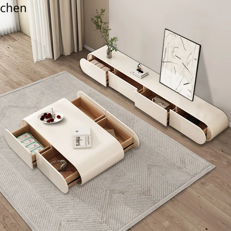 Coffee & Tea - Pastry Góc Xanh - b11-7.2 Leichter, luxuriöser, moderner Couchtisch aus
