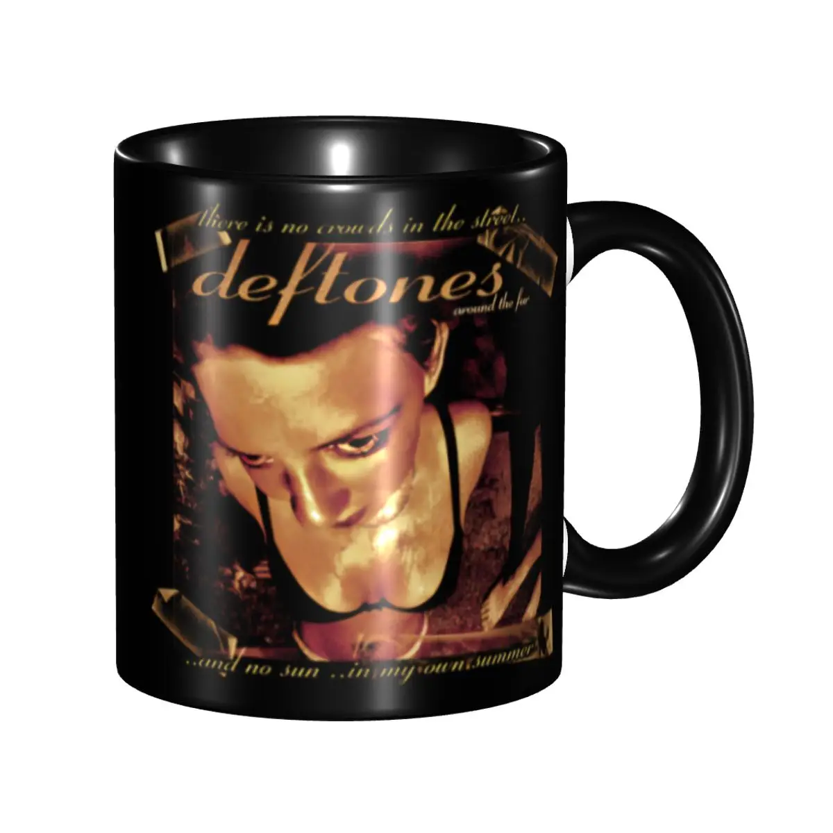 Alternative To Coffee And Tea - Maßgeschneiderte Alternative Metall-Band-Deftoness-Tasse DIY Keramik-Tee-Milch-Kaffeebecher