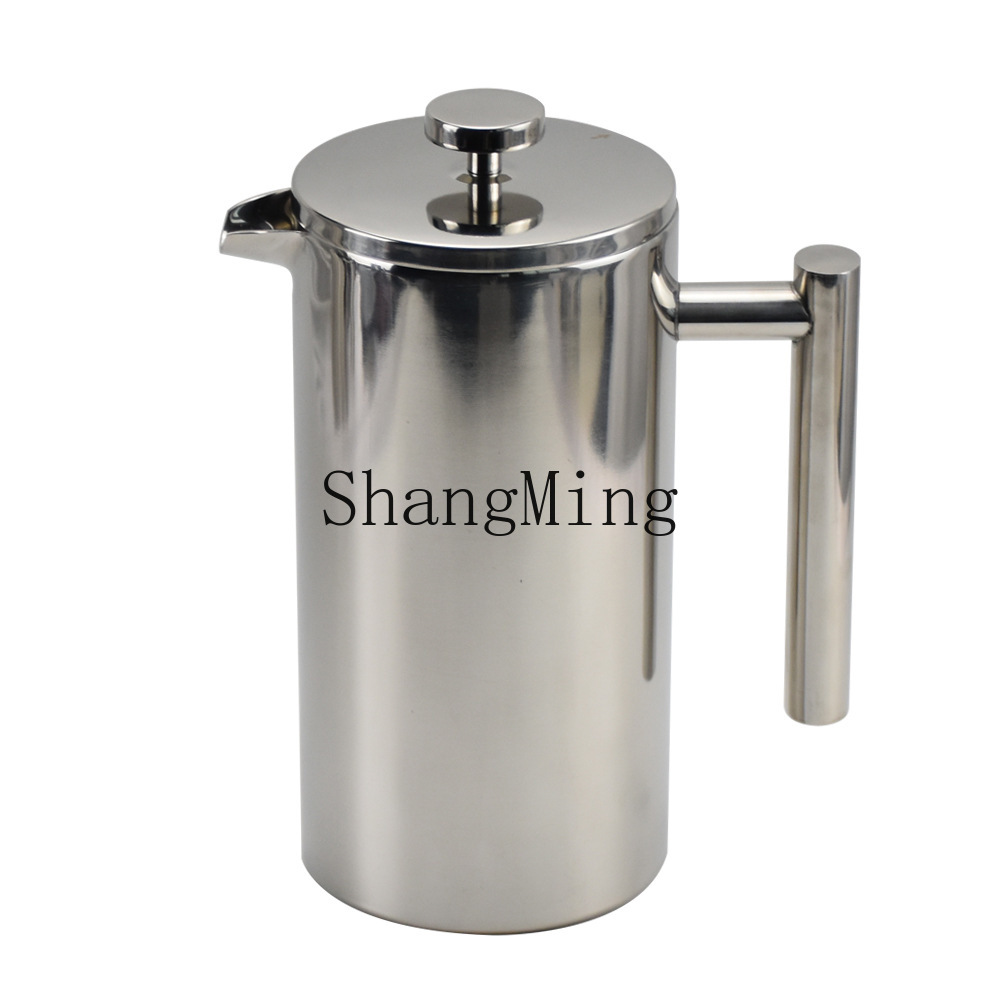 Coffee Tea Brew - DSA Edelstahl French Press Kaffeekanne, Kaffeefilterkanne,