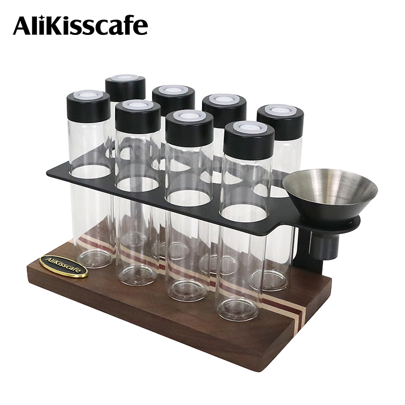 Coffee Tea Bean - Alikisscafe Kaffeebohnen Aufbewahrungsrohr Behälter Display Einzeldosis
