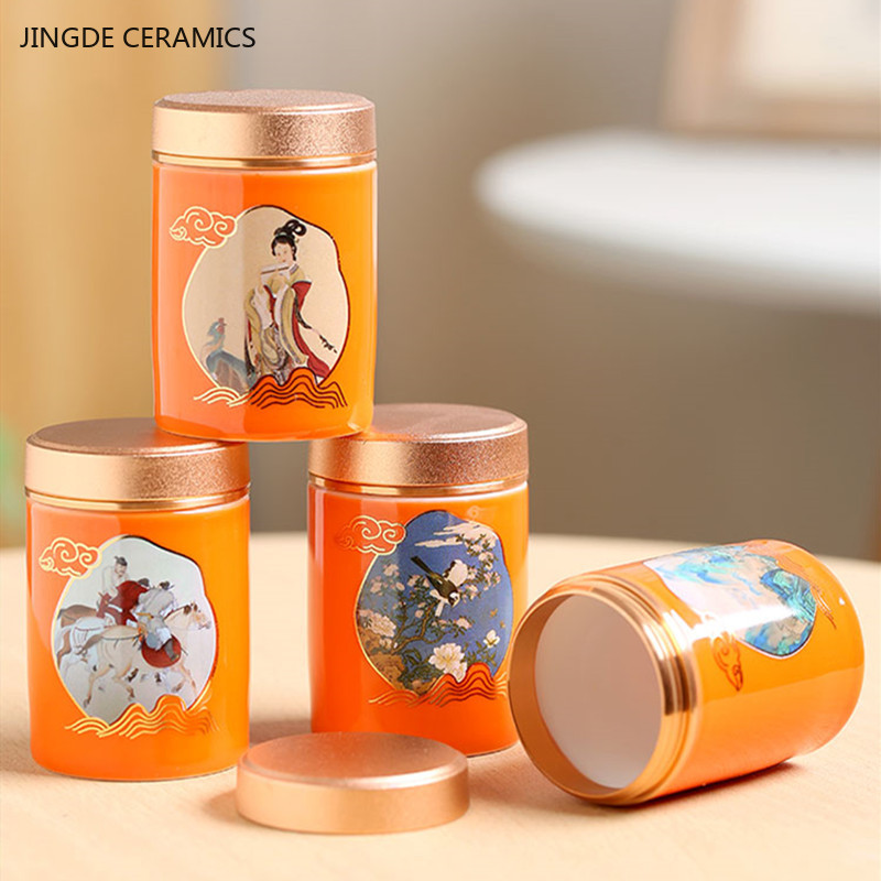 Coffee Tea Jar Set - 1pc chinesische tragbare Reise Tee Caddy