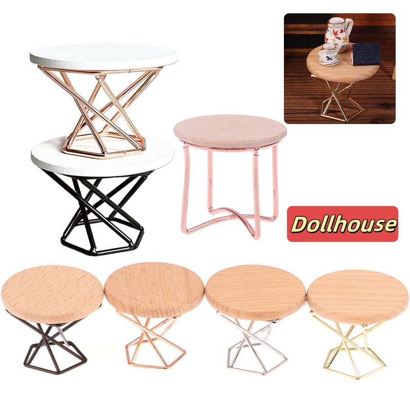 Coffee Tea & Espresso Appliances - 1/12 Puppenhaus Simulation Couchtisch Runder Teetisch