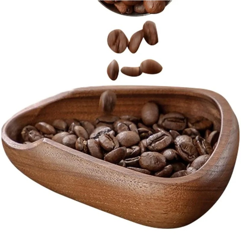 Coffee Tea Bean - Kaffeebohnen Dosis Tabletts Massivholz Walnuss Bohnen