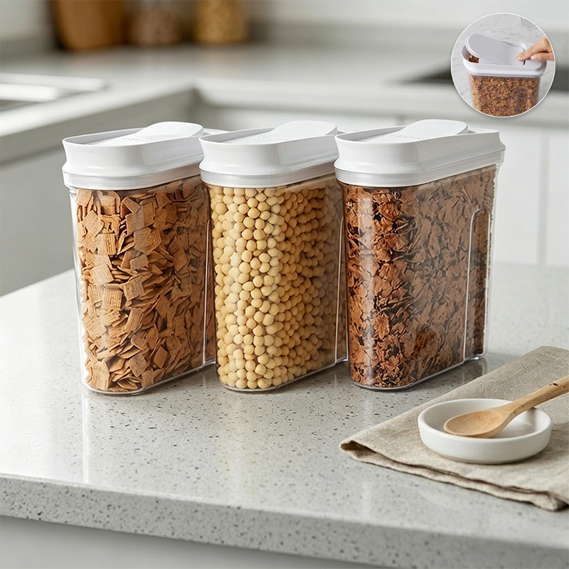 Coffee Tea Sugar Canister Set - Luftdichte Lebensmittelbehälter für die Vorratskammer Transparente