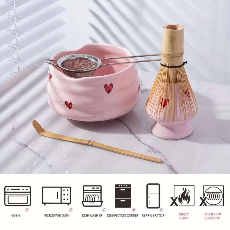 【2/4/5-teiliges niedliches Ker – Matcha Whisk Set Bewertung und Preis