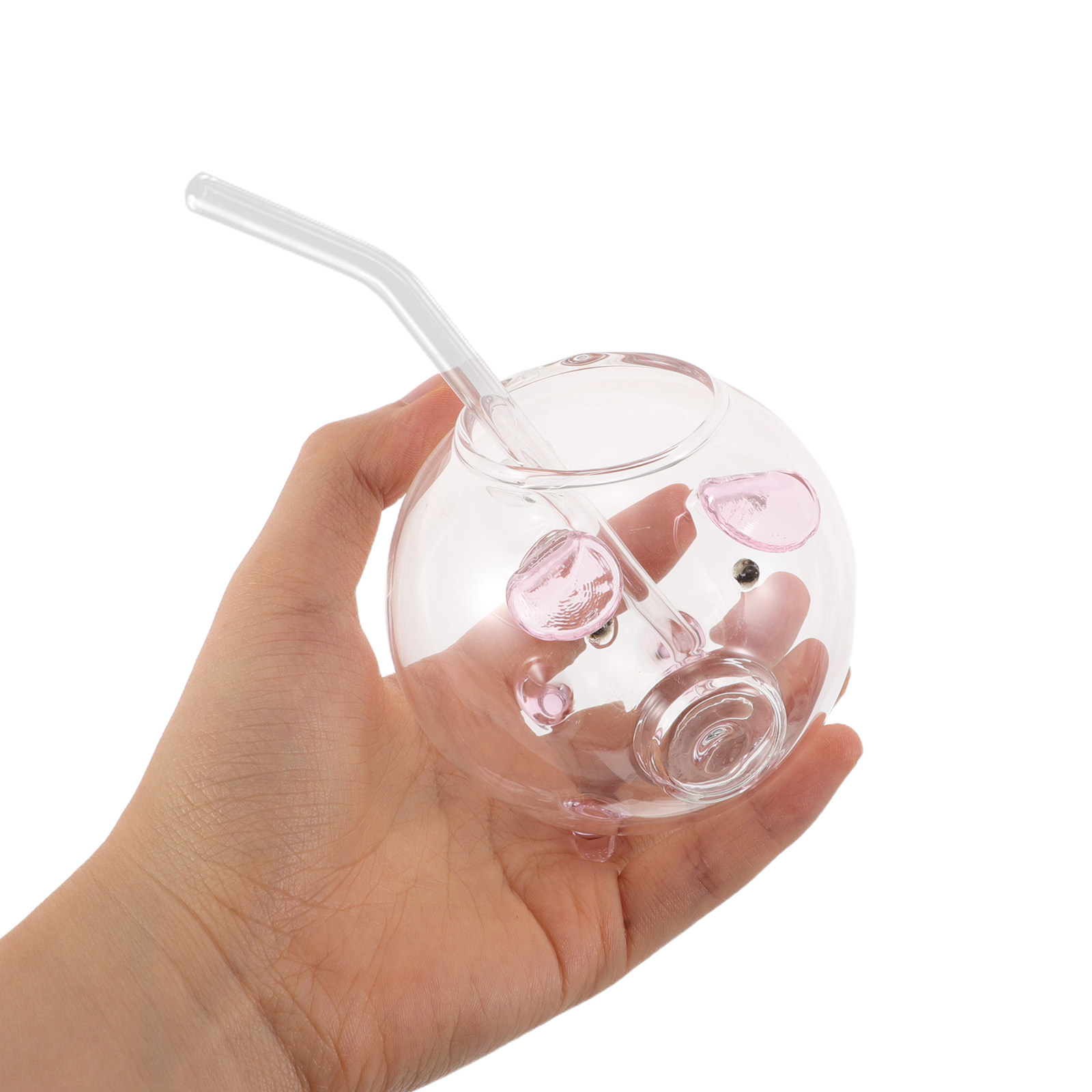 Kreatives Schweineförmiges Gla – Juice Tea Coffee Bewertung und Preis
