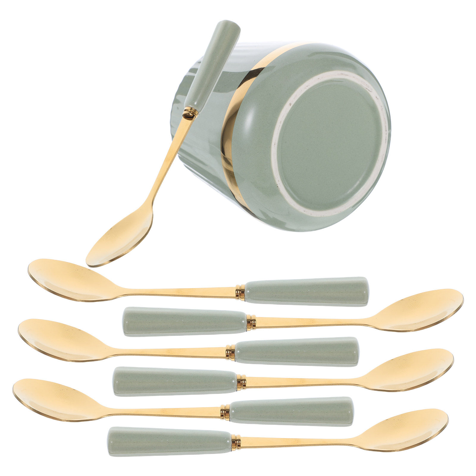 7-teiliges Kaffeelöffel-Set, M – Coffee Tea Jar Set Bewertung und Preis