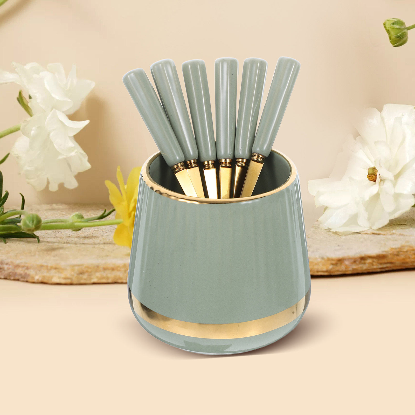 7-teiliges Kaffeelöffel-Set, M – Coffee Tea Jar Set Bewertung und Preis
