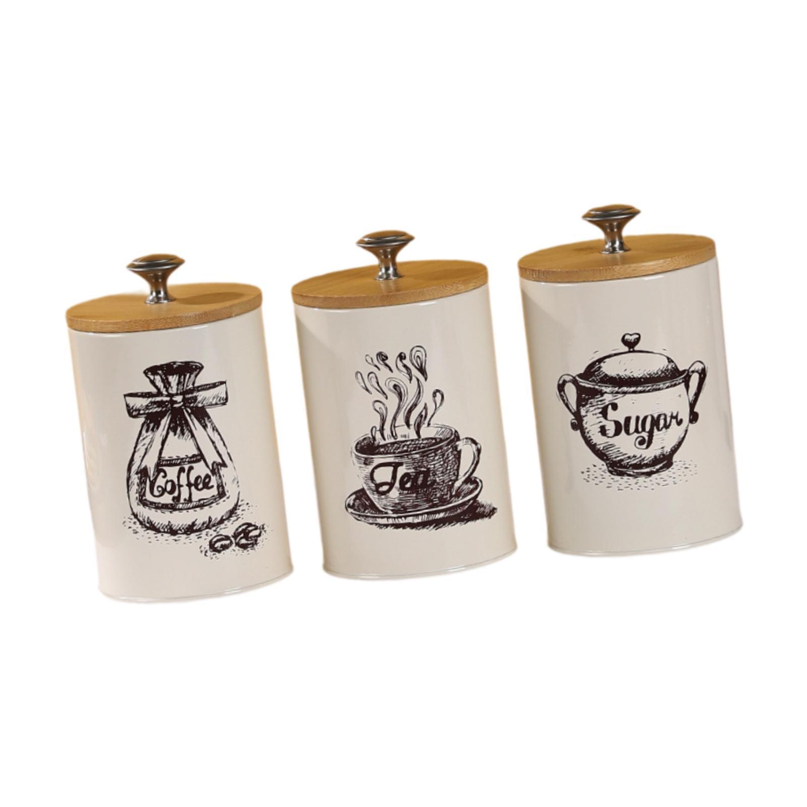 Landhaus Kaffee Tee Zucker Vor – Coffee Tea Sugar Canister Set Bewertung und Preis