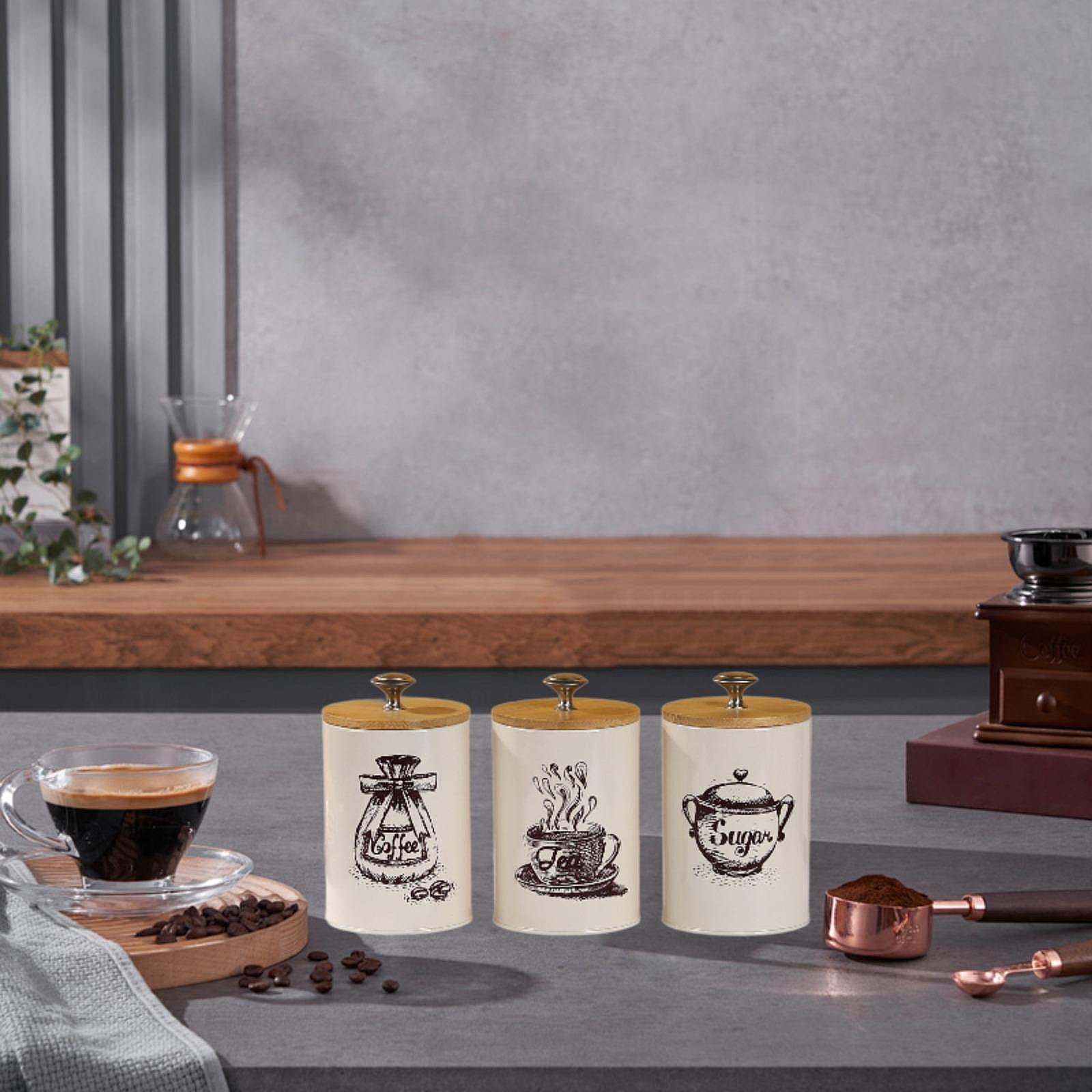 Landhaus Kaffee Tee Zucker Vor – Coffee Tea Sugar Canister Set Bewertung und Preis