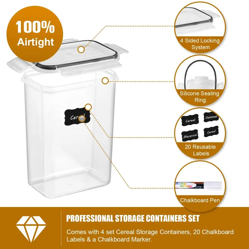 7-teiliges Küchen-Lebensmittel – Coffee Tea Sugar Canister Set Bewertung und Preis