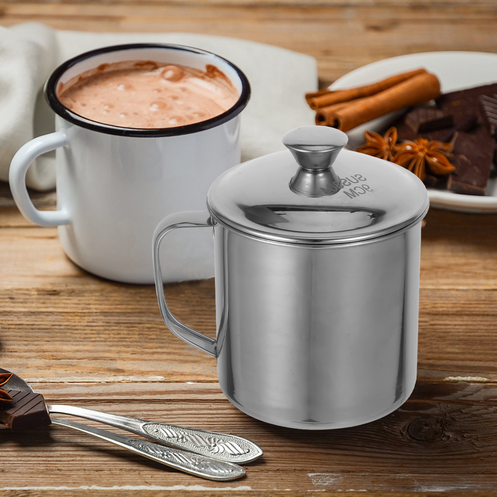 Edelstahlbecher, doppelwandig  – Coffee Tea & Espresso Appliances Bewertung und Preis