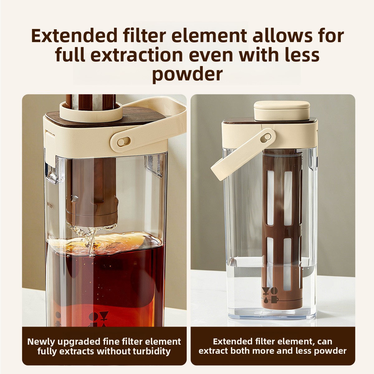 Großer Kaffee-Kaltbrüh-Topf fü – Coffee Tea Brew Bewertung und Preis