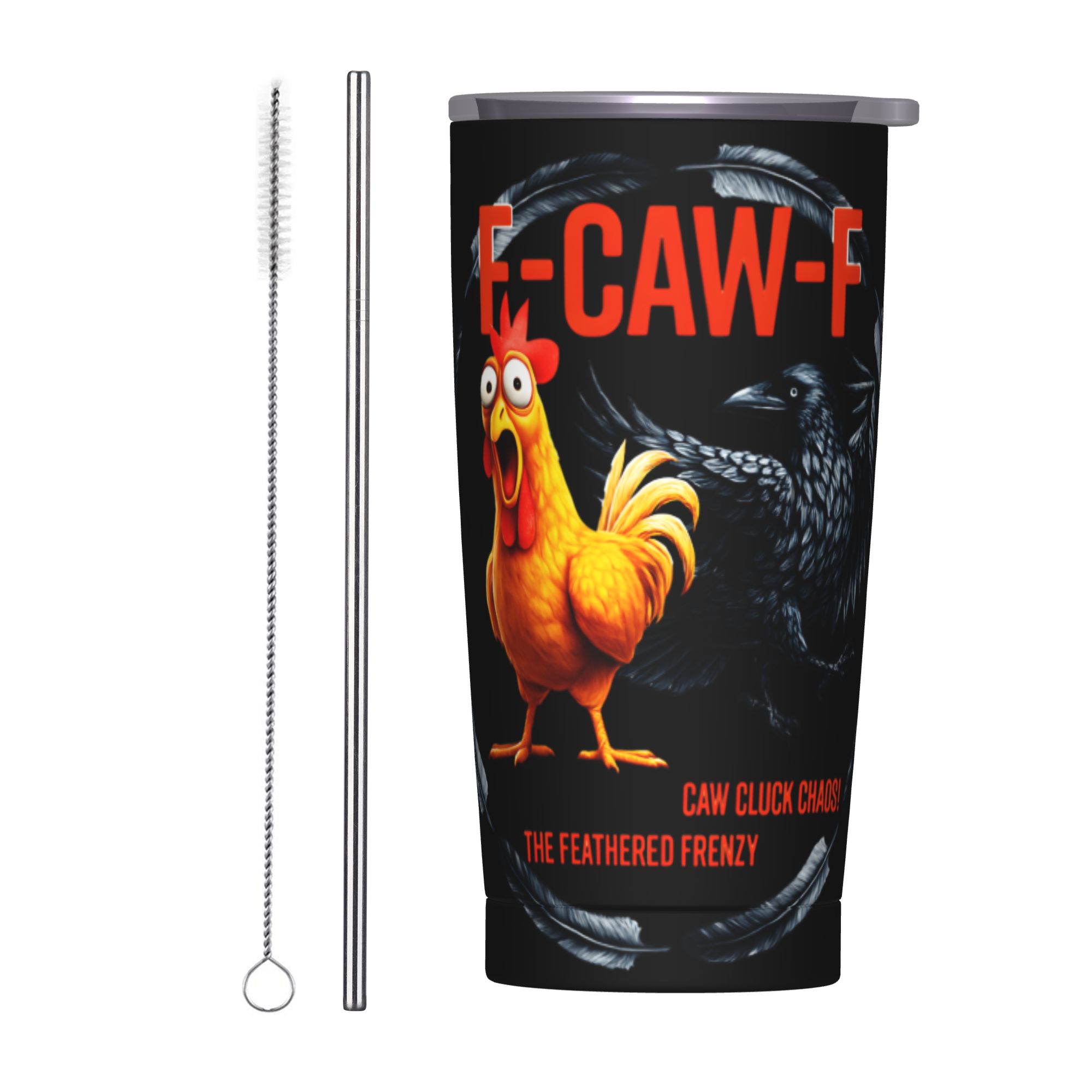 F-Caw-F Chicken FCAWF Isoliert – Double Wall Mug Bewertung und Preis
