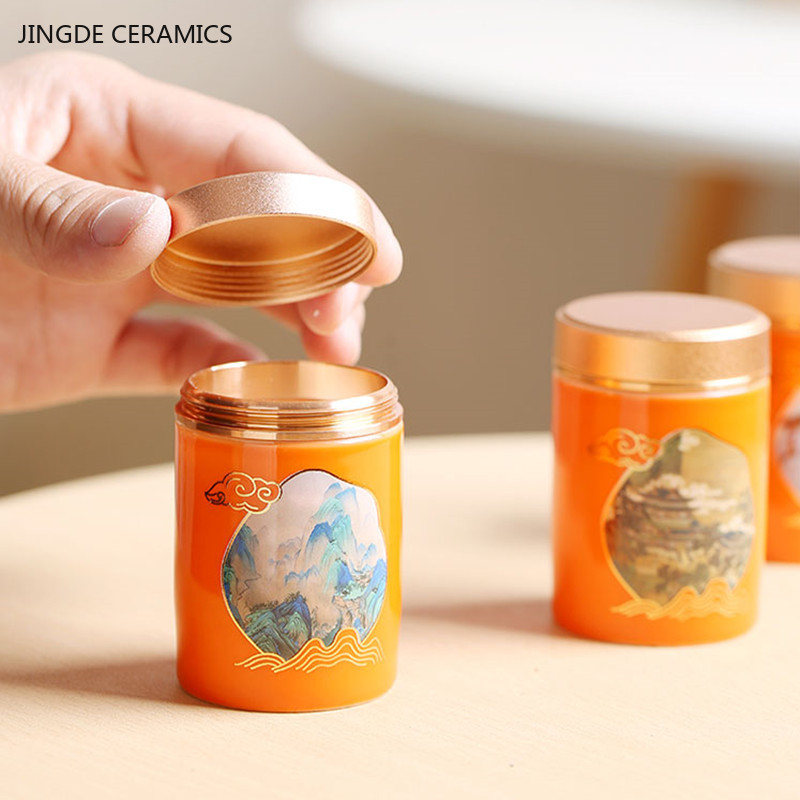 1pc chinesische tragbare Reise – Coffee Tea Jar Set Bewertung und Preis
