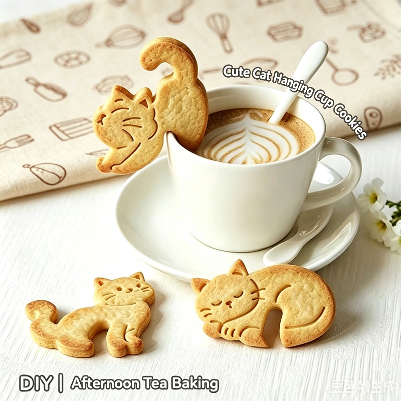 Cartoon-Kätzchen-Ausstechform  – Coffee Tea Essentials Bewertung und Preis