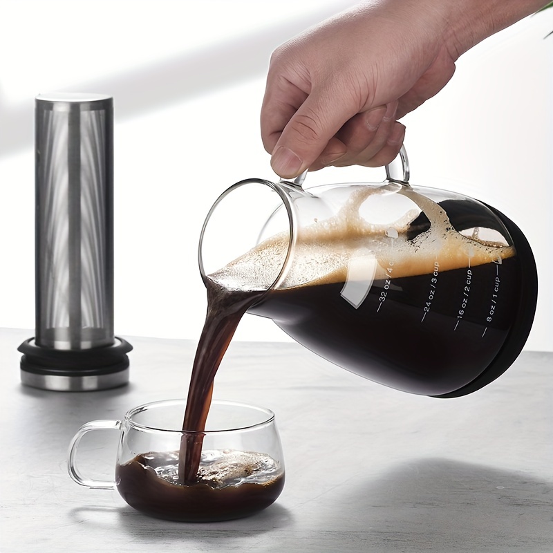 24oz Klassischer Glas-Kaltbrüh – Coffee Tea Brew Bewertung und Preis