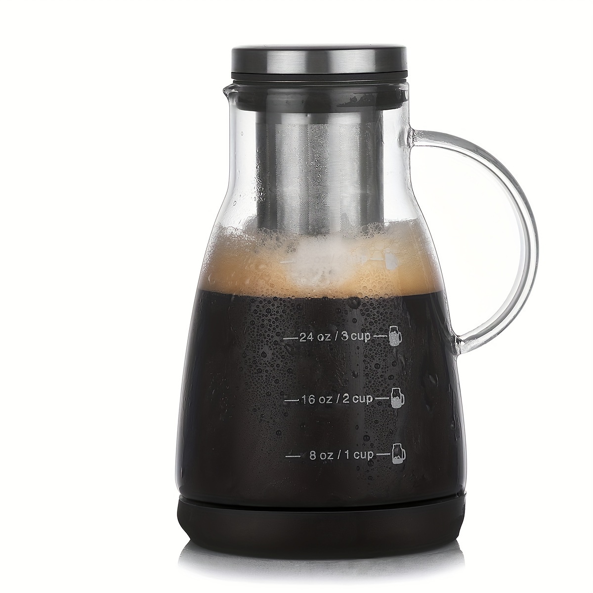 24oz Klassischer Glas-Kaltbrüh – Coffee Tea Brew Bewertung und Preis