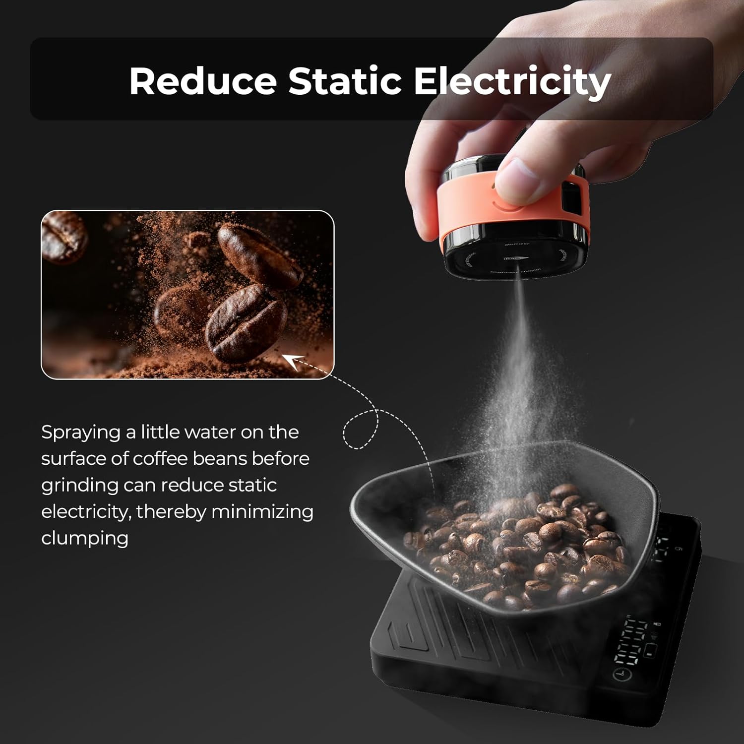 IKAPE Kaffeebohnenzerstäuber,  – Coffee Tea Bean Bewertung und Preis