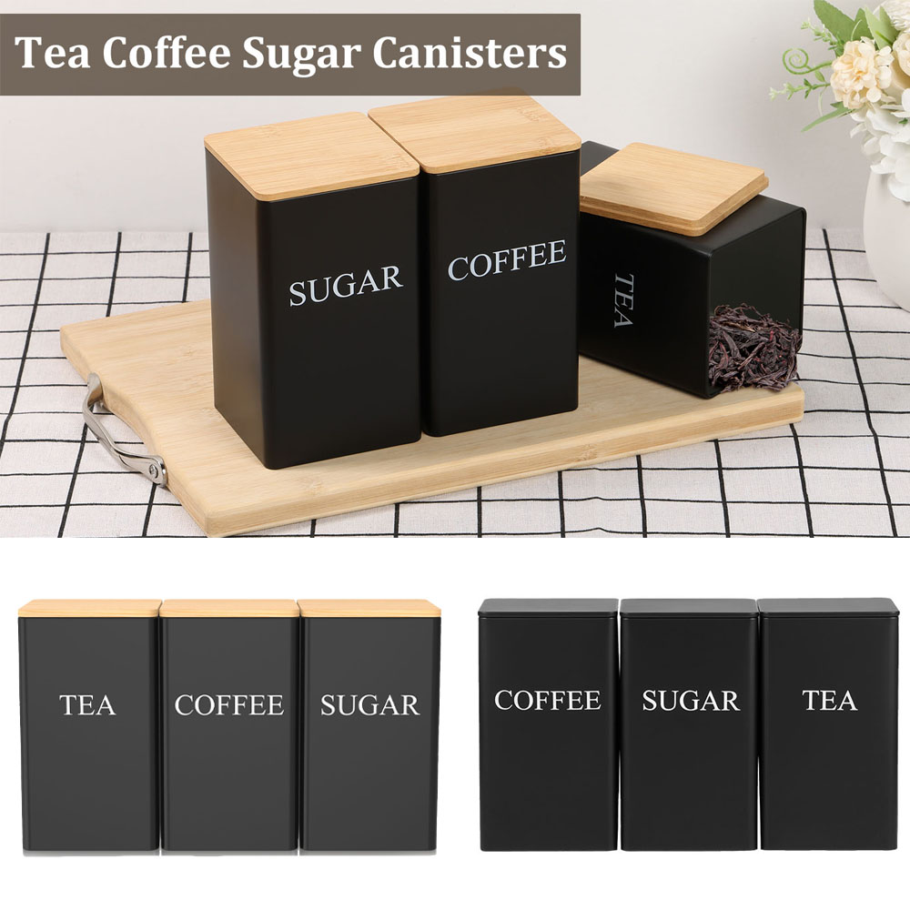 Kaffeebohnen-Vorratsglas aus M – Coffee Tea Sugar Canister Set Bewertung und Preis