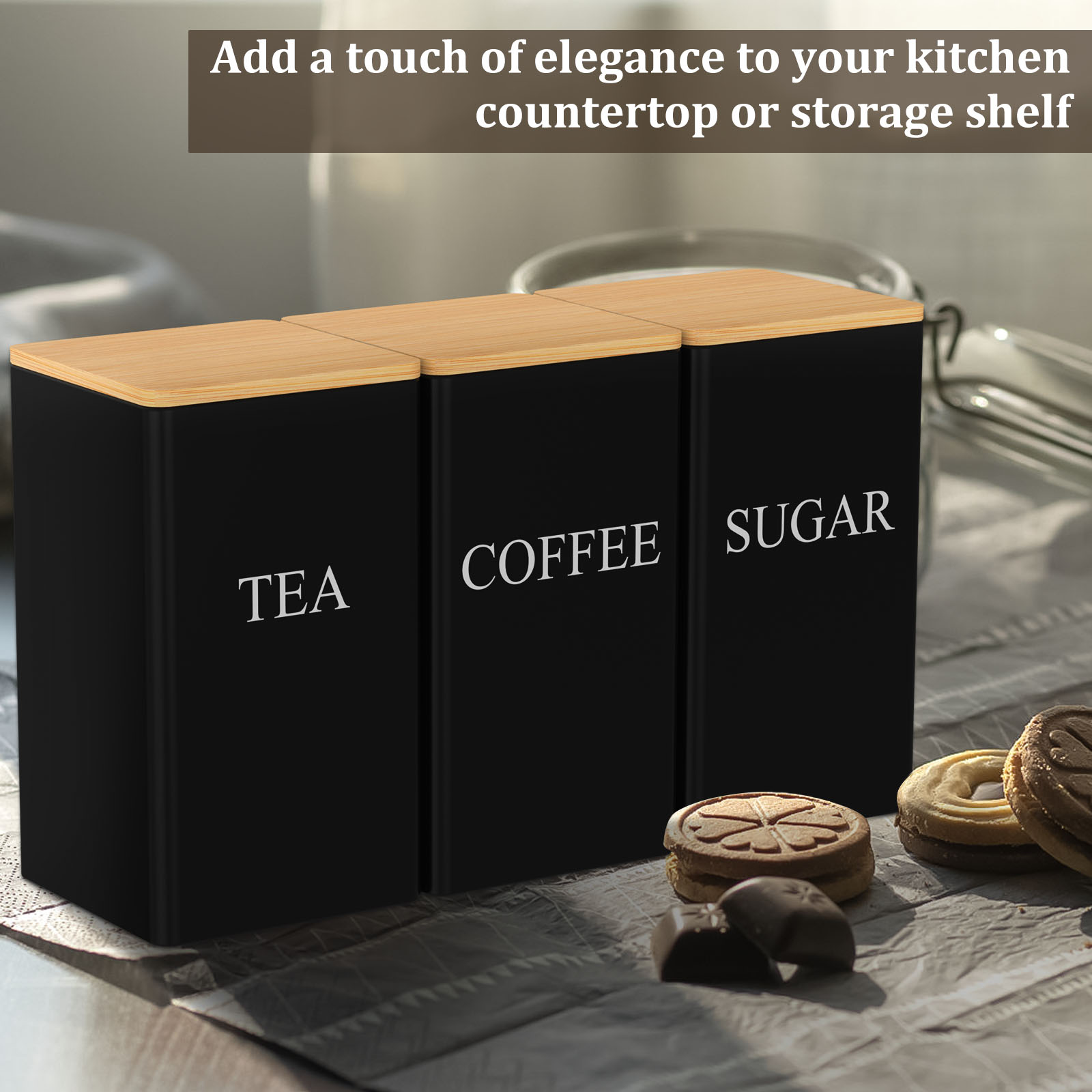 Kaffeebohnen-Vorratsglas aus M – Coffee Tea Sugar Canister Set Bewertung und Preis