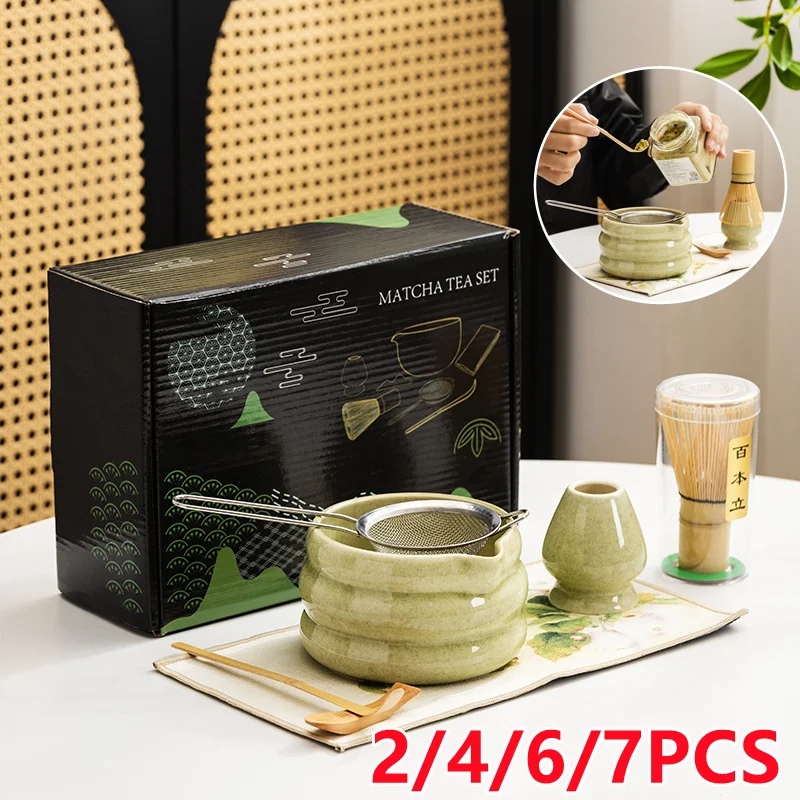 2/4//7PCS Japanische Matcha Se – Matcha Whisk Set Bewertung und Preis